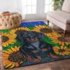 Dachshund And Sunflower Rug Sport Decor Gift Floor Decor Living Room Carpet Rug Area Rug - ed999636600e