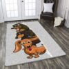 Dachshund Behind Zipper Rug Sport Decor Gift Floor Decor Living Room Carpet Rug Area Rug - e0355a0b80e6