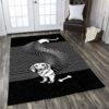 Dachshund Black Lines Rug Sport Decor Gift Floor Decor Living Room Carpet Rug Area Rug - b12d9f0779e9