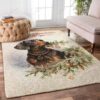 Dachshund Christmas 1 Rug Sport Decor Gift Floor Decor Living Room Carpet Rug Area Rug - 9ec390ab2cdb