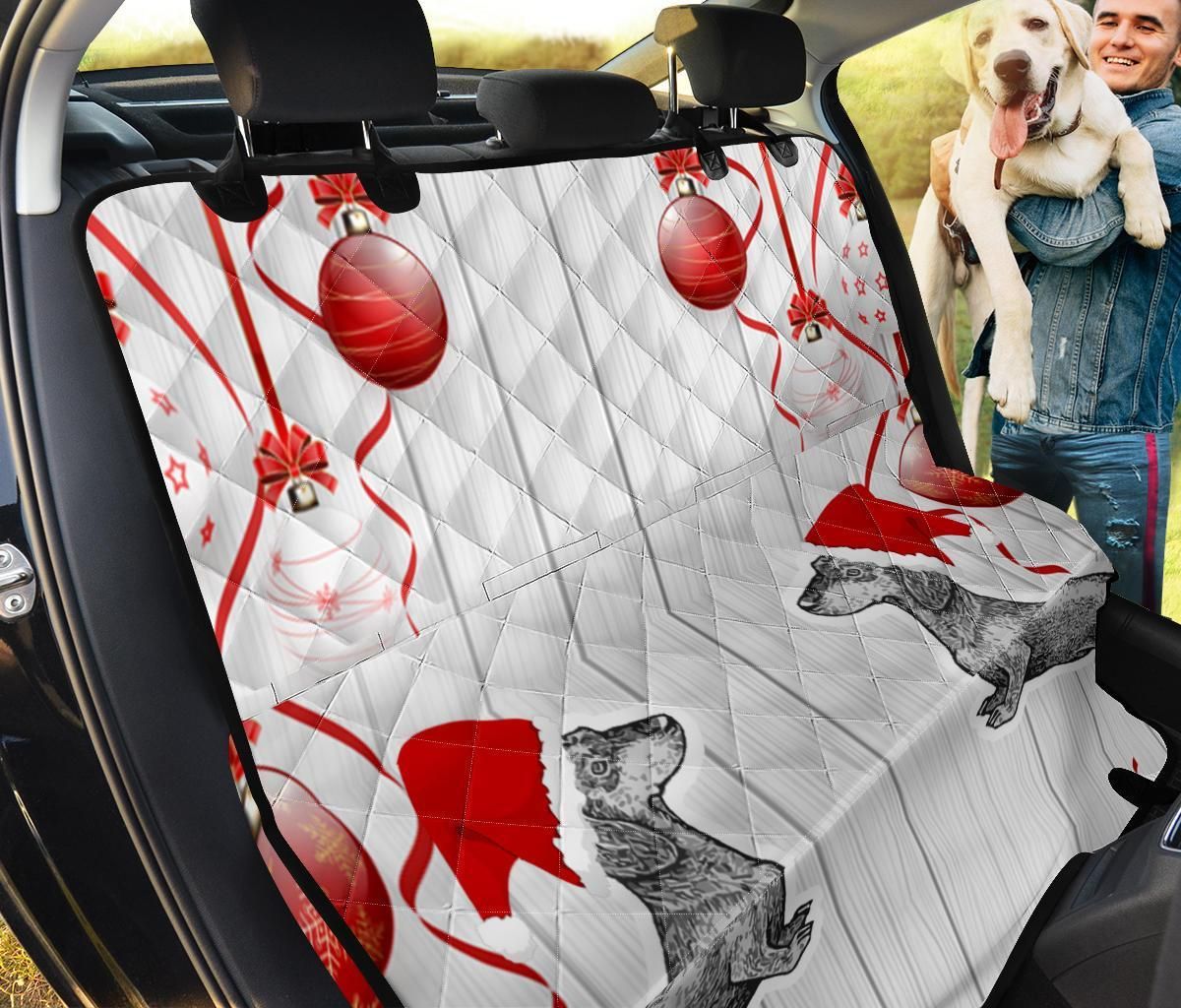 Dachshund Christmas Theme Car Back Seat Cover Dog Car Seat Covers - fb74f695d95c Dachshund Christmas Theme Car Back Seat Cover Dog Car Seat Covers - fb74f695d95c