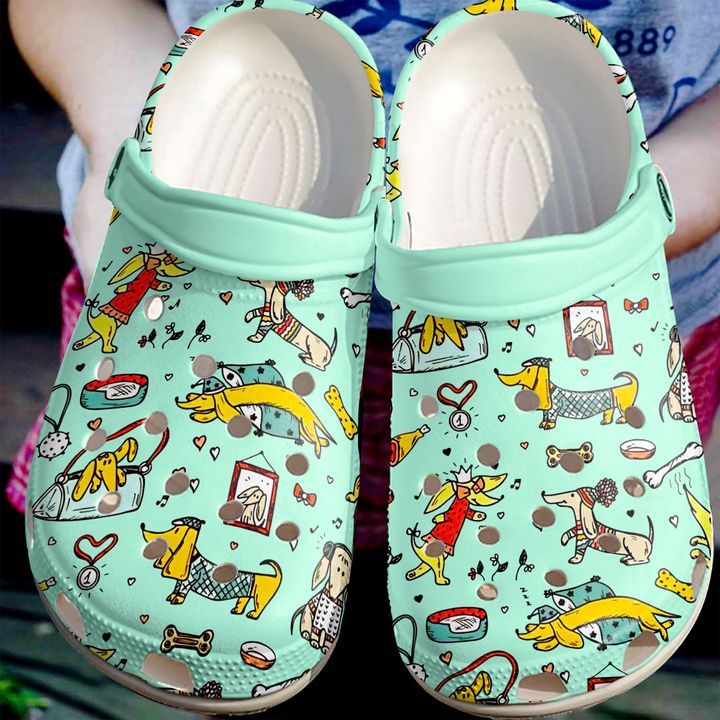 Dachshund Collection Sku 702 Crocs Crocband Clog Comfortable For Mens Womens Classic Clog Water Shoes Dachshund Collection Sku 702 Crocs Crocband Clog Comfortable For Mens Womens Classic Clog Water Shoes