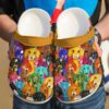 Dachshund Colorful Pattern Sku 695 Crocs Crocband Clog Comfortable For Mens Womens Classic Clog Water Shoes