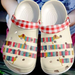 Dachshund Doxie Love Sku 727 Crocs Crocband Clog Comfortable For Mens Womens Classic Clog Water Shoes