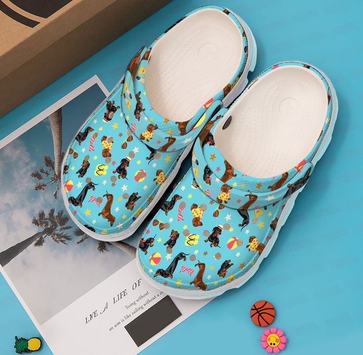 Dachshund Doxies On Vacation Sku 729 Crocs Clog Clog Shoes Dachshund Doxies On Vacation Sku 729 Crocs Clog Clog Shoes
