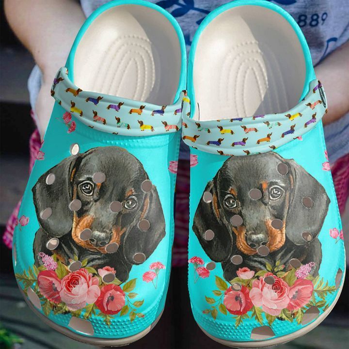 Dachshund Flower Sku 703 Crocs Clog Clog Shoes Dachshund Flower Sku 703 Crocs Clog Clog Shoes