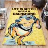 Dachshund Rug Sport Decor Gift Floor Decor Living Room Carpet Rug Area Rug - d75e69c328d7