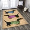 Dachshund Rug Sport Decor Gift Floor Decor Living Room Carpet Rug Area Rug - 67879cc7e613