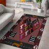 Dachshund Heart Rug Sport Decor Gift Floor Decor Living Room Carpet Rug Area Rug - 414e34a220f8