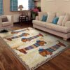 Dachshund In The Winter Rug Sport Decor Gift Floor Decor Living Room Carpet Rug Area Rug - ec90735a8934