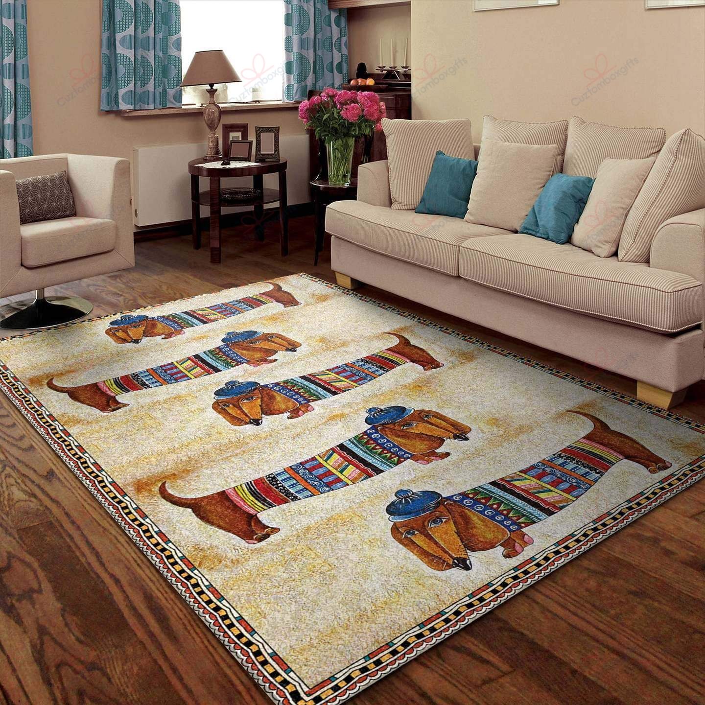 Dachshund In The Winter Rug Sport Decor Gift Floor Decor Living Room Carpet Rug Area Rug - ec90735a8934 Dachshund In The Winter Rug Sport Decor Gift Floor Decor Living Room Carpet Rug Area Rug - ec90735a8934