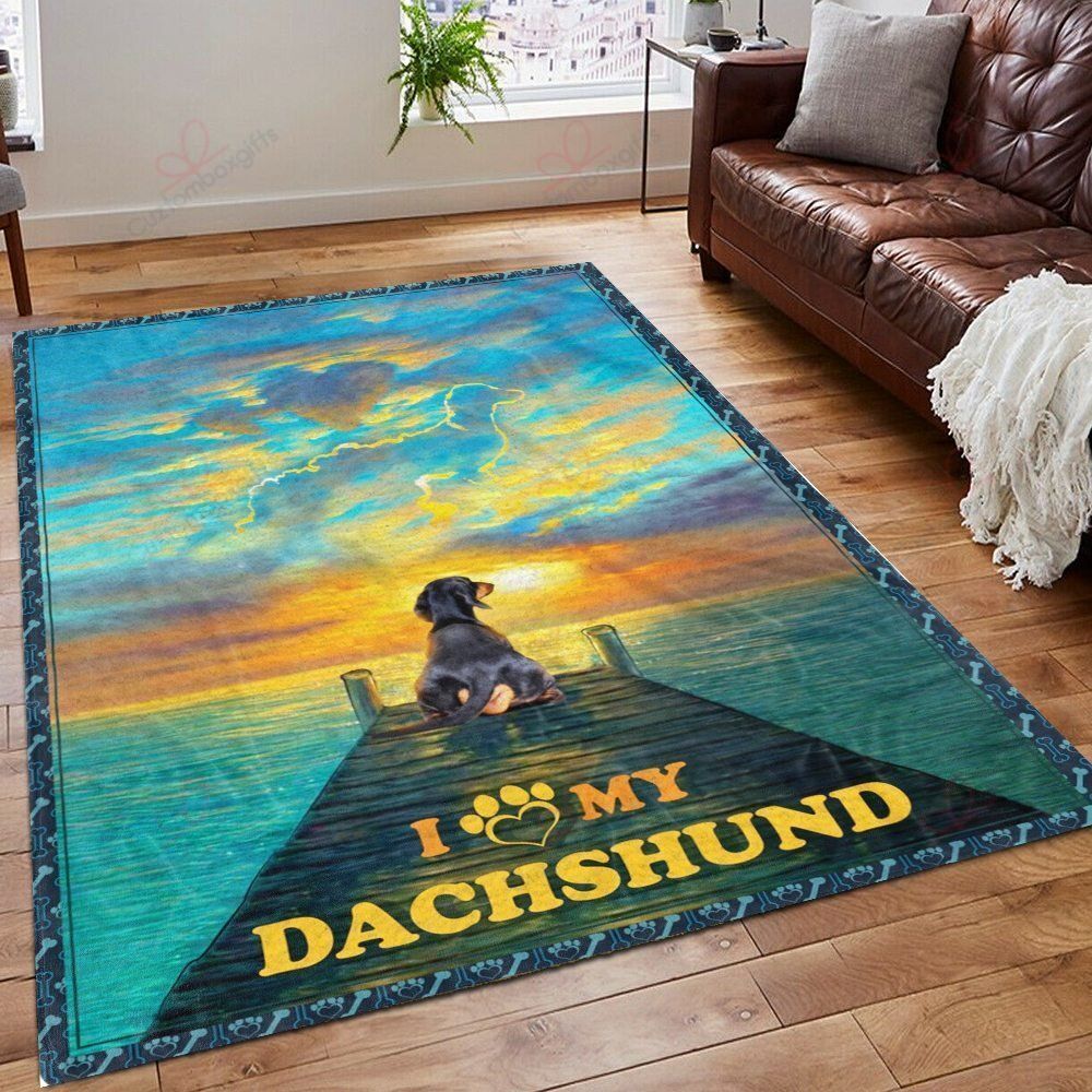 Dachshund Love Rug Sport Decor Gift Floor Decor Living Room Carpet Rug Area Rug - 7daf66d950ed Dachshund Love Rug Sport Decor Gift Floor Decor Living Room Carpet Rug Area Rug - 7daf66d950ed