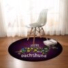 Dachshund Love Round Carpet Floor Rug Living Room Bedroom Decor Round Area Rug Carpet