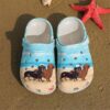Dachshund On The Beach Sku 722 Crocs Clog Clog Shoes