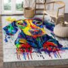Dachshund Paint Drop Art Rug Sport Decor Gift Floor Decor Living Room Carpet Rug Area Rug - 13e2c7a131a4