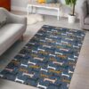 Dachshund Pattern 12 Rug Sport Decor Gift Floor Decor Living Room Carpet Rug Area Rug - ec625347e2a2