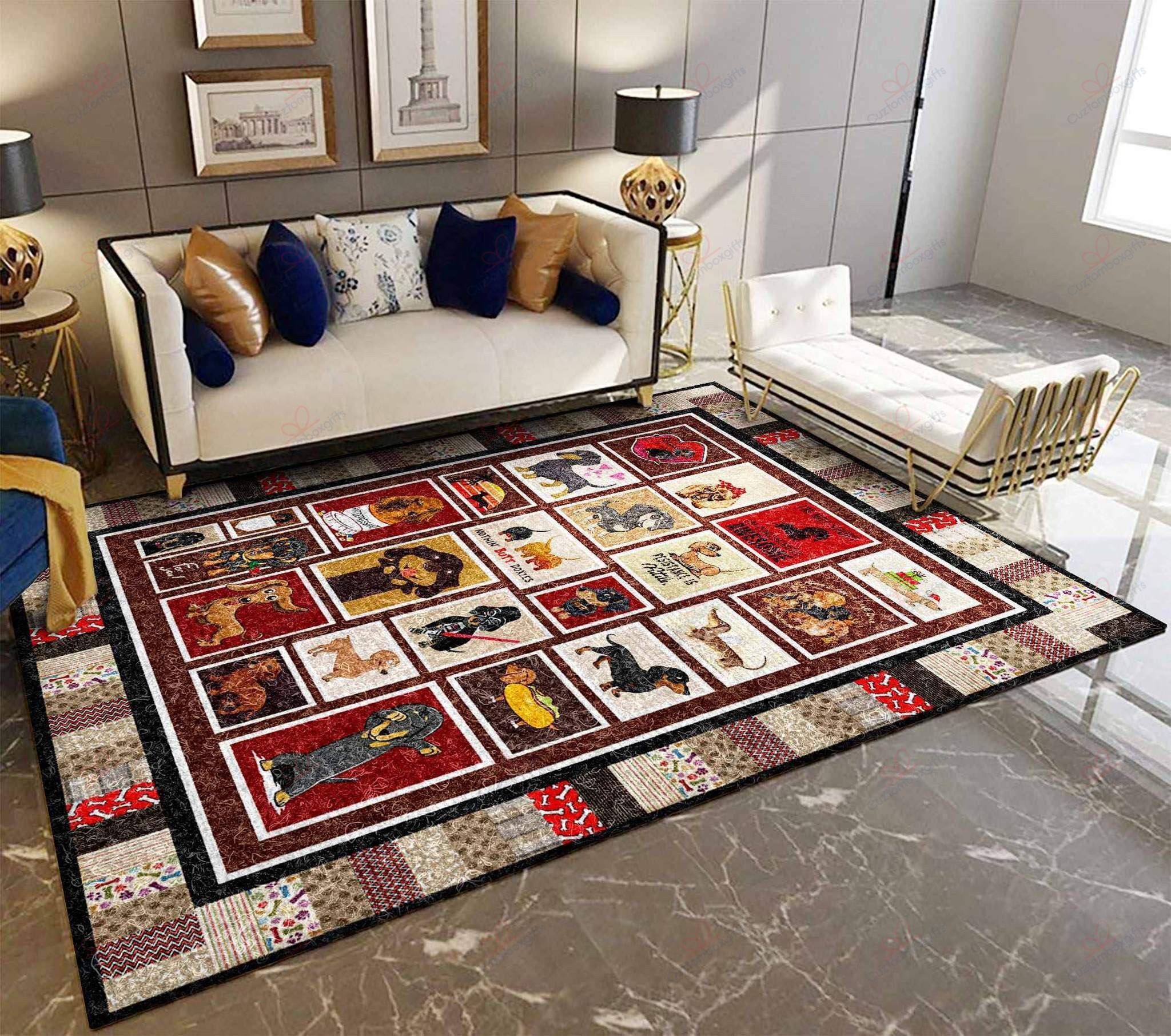 Dachshund Pattern 2 Rug Sport Decor Gift Floor Decor Living Room Carpet Rug Area Rug - 408c74bfa1f8 Dachshund Pattern 2 Rug Sport Decor Gift Floor Decor Living Room Carpet Rug Area Rug - 408c74bfa1f8