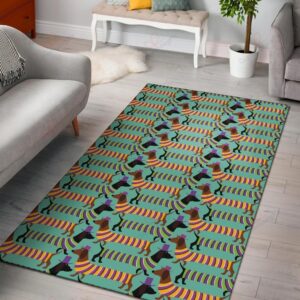 Dachshund Pattern 5 Rug Sport Decor Gift Floor Decor Living Room Carpet Rug Area Rug - 12e4db9d825f