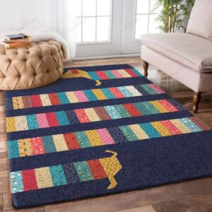 Dachshund Pattern 8 Rug Sport Decor Gift Floor Decor Living Room Carpet Rug Area Rug - 877e105a3a28
