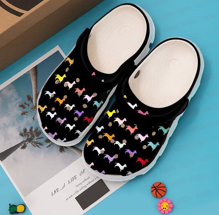 Dachshund Pattern Sku 723 Crocs Crocband Clog Comfortable For Mens Womens Classic Clog Water Shoes Dachshund Pattern Sku 723 Crocs Crocband Clog Comfortable For Mens Womens Classic Clog Water Shoes