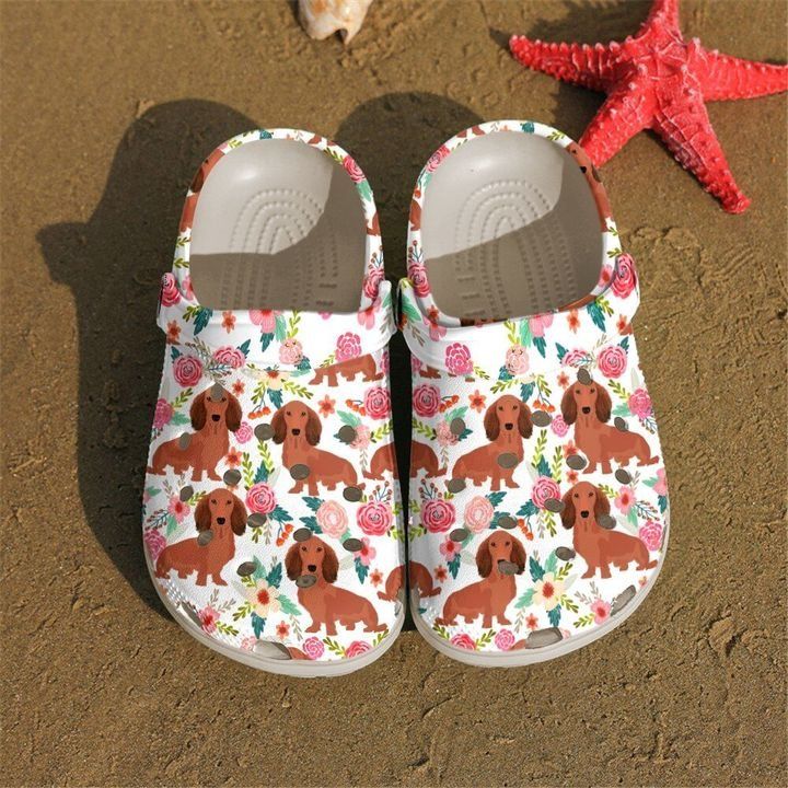 Dachshund Pattern Sku 724 Crocs Crocband Clog Comfortable For Mens Womens Classic Clog Water Shoes Dachshund Pattern Sku 724 Crocs Crocband Clog Comfortable For Mens Womens Classic Clog Water Shoes