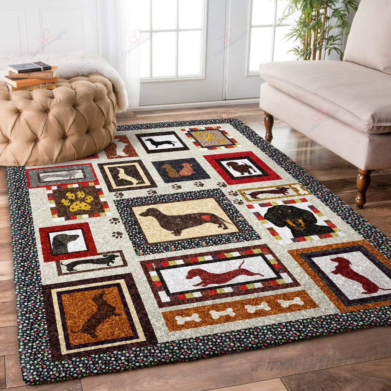 Dachshund Paw Rug Sport Decor Gift Floor Decor Living Room Carpet Rug Area Rug - 2f8b05c746cb Dachshund Paw Rug Sport Decor Gift Floor Decor Living Room Carpet Rug Area Rug - 2f8b05c746cb