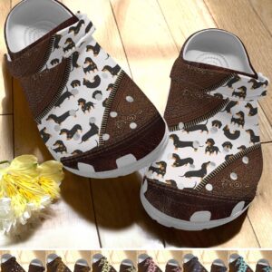 Dachshund Personalize Clog Custom Crocs Fashionstyle Comfortable For Women Men Kid Print 3D Dachshund Pattern Collection