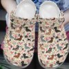 Dachshund Personalize Clog Custom Crocs Fashionstyle Comfortable For Women Men Kid Print 3D Whitesole Dachshund Over Flowers