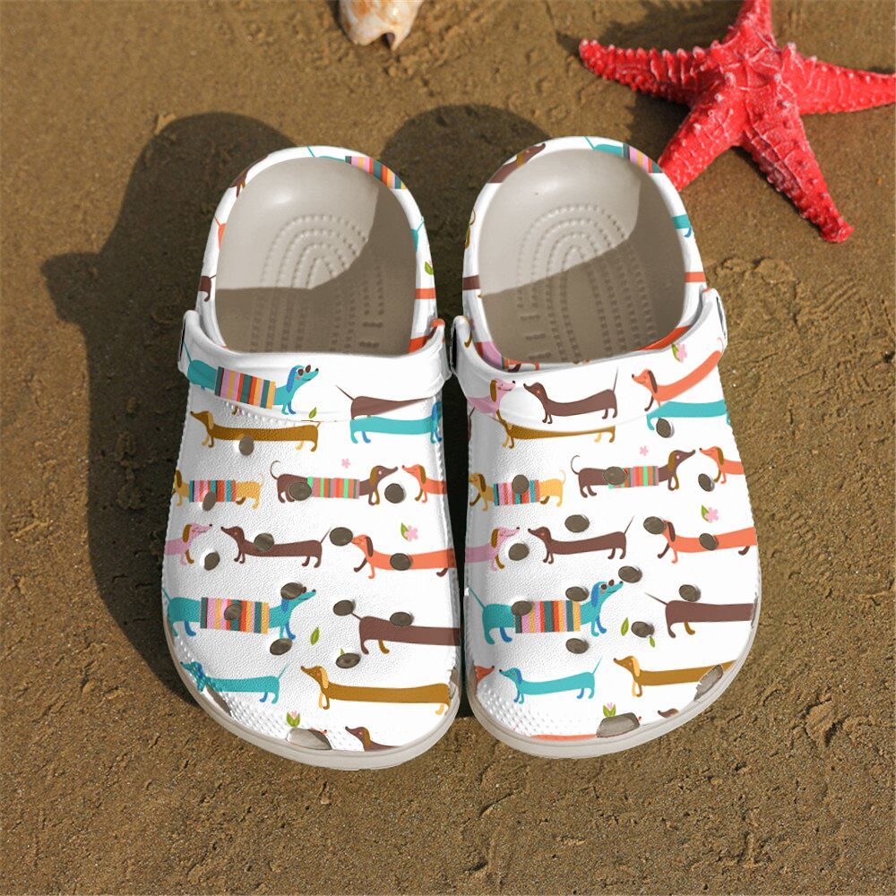Dachshund Personalized Clog Custom Crocs Comfortablefashion Style Comfortable For Women Men Kid Print 3D So Long Dachshund Personalized Clog Custom Crocs Comfortablefashion Style Comfortable For Women Men Kid Print 3D So Long