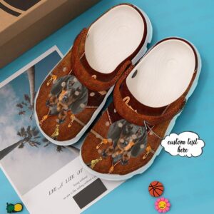 Dachshund Personalized Cool Sku 735 Crocs Crocband Clog Comfortable For Mens Womens Classic Clog Water Shoes