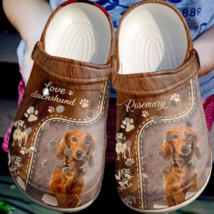 Dachshund Personalized Love Sku 739 Crocs Clog Clog Shoes Dachshund Personalized Love Sku 739 Crocs Clog Clog Shoes