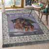 Dachshund Rainy Day Rug Sport Decor Gift Floor Decor Living Room Carpet Rug Area Rug - 5d9ace21222d