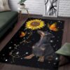 Dachshund Sunflower 1 Rug Sport Decor Gift Floor Decor Living Room Carpet Rug Area Rug - 1021a4508075