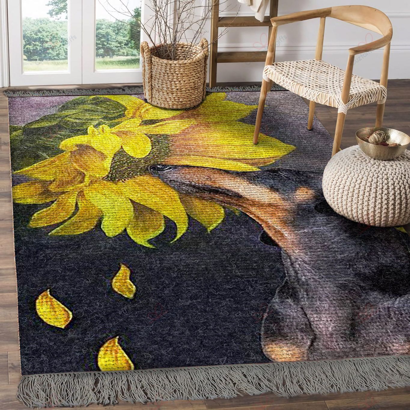 Dachshund Sunflower Rug Sport Decor Gift Floor Decor Living Room Carpet Rug Area Rug - 348f4839470f Dachshund Sunflower Rug Sport Decor Gift Floor Decor Living Room Carpet Rug Area Rug - 348f4839470f