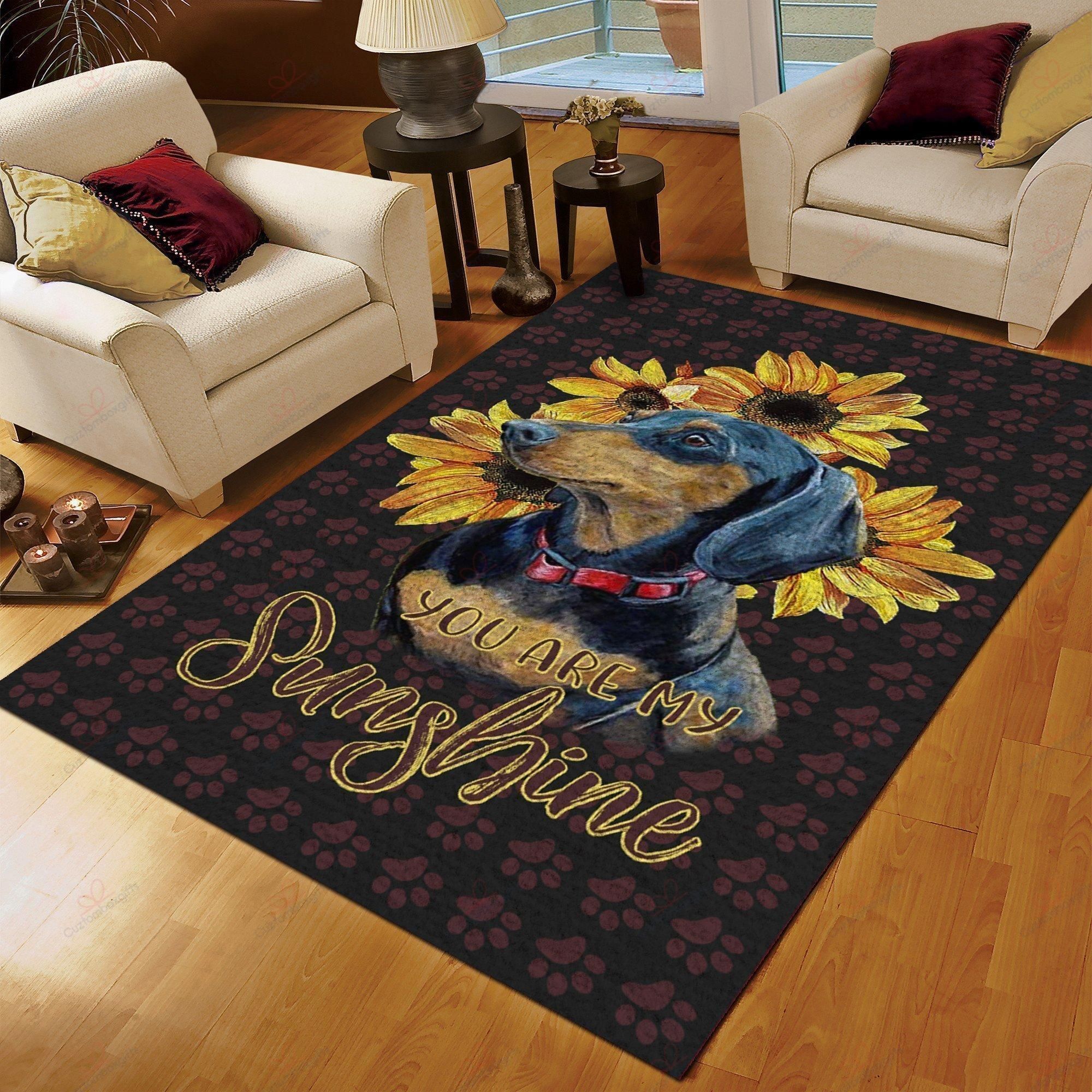 Dachshund Sunshine Stay Love Rug Sport Decor Gift Floor Decor Living Room Carpet Rug Area Rug - 5817f917cf59 Dachshund Sunshine Stay Love Rug Sport Decor Gift Floor Decor Living Room Carpet Rug Area Rug - 5817f917cf59