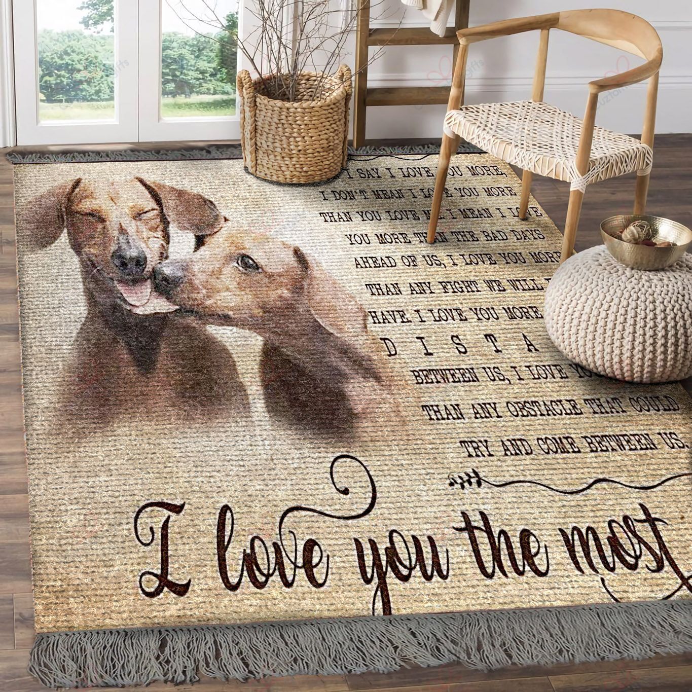 Dachshund When I Say I Love You More I Love You The Most Rug Sport Decor Gift Floor Decor Living Room Carpet Rug Area Rug - 9befcb4326c8 Dachshund When I Say I Love You More I Love You The Most Rug Sport Decor Gift Floor Decor Living Room Carpet Rug Area Rug - 9befcb4326c8