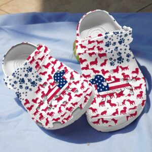 Dachshunds American Flag Crocs Clog Classic Clogs Shoes