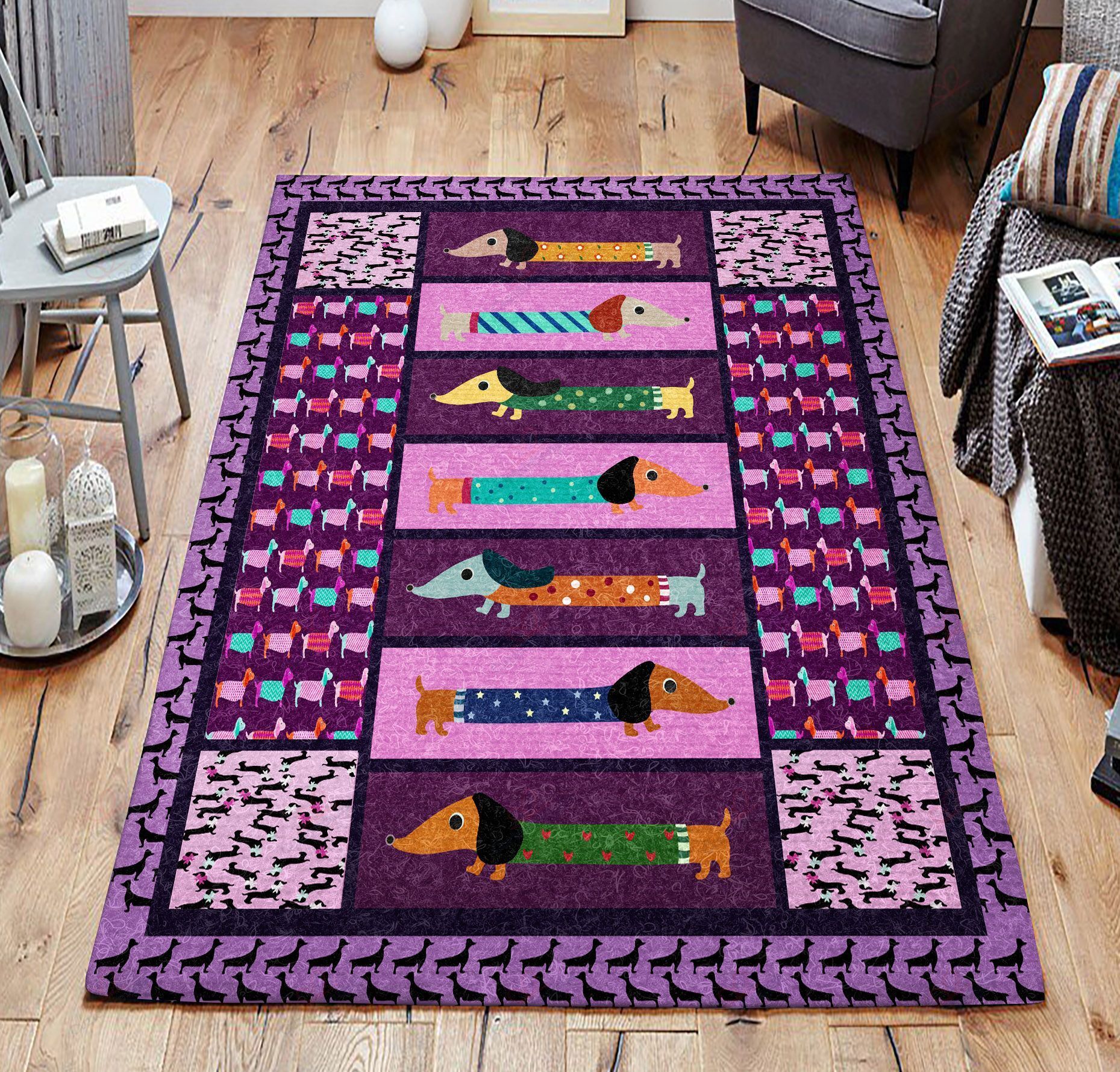 Dachshunds In Sweater Rug Sport Decor Gift Floor Decor Living Room Carpet Rug Area Rug - eee8c5574edc Dachshunds In Sweater Rug Sport Decor Gift Floor Decor Living Room Carpet Rug Area Rug - eee8c5574edc
