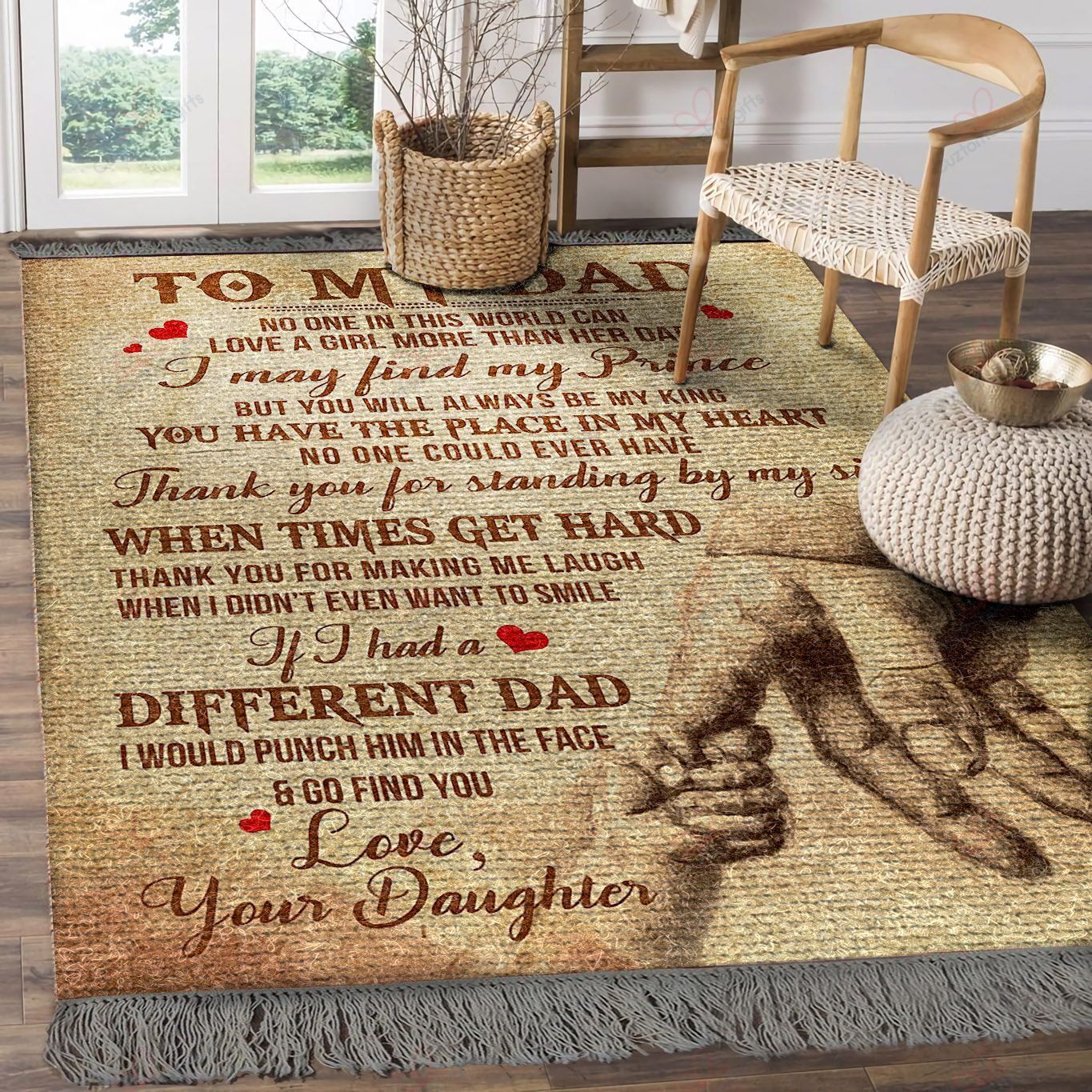 Dad Daughter No One In This World Rug Sport Decor Gift Floor Decor Living Room Carpet Rug Area Rug - 5c5e3d80573d Dad Daughter No One In This World Rug Sport Decor Gift Floor Decor Living Room Carpet Rug Area Rug - 5c5e3d80573d