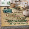 Dad I Will Always Be Your Little Girl Rug Sport Decor Gift Floor Decor Living Room Carpet Rug Area Rug - 5492108c401e