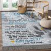 Dad To Daughter I Am Always Right There Rug Sport Decor Gift Floor Decor Living Room Carpet Rug Area Rug - f5bd68d32282