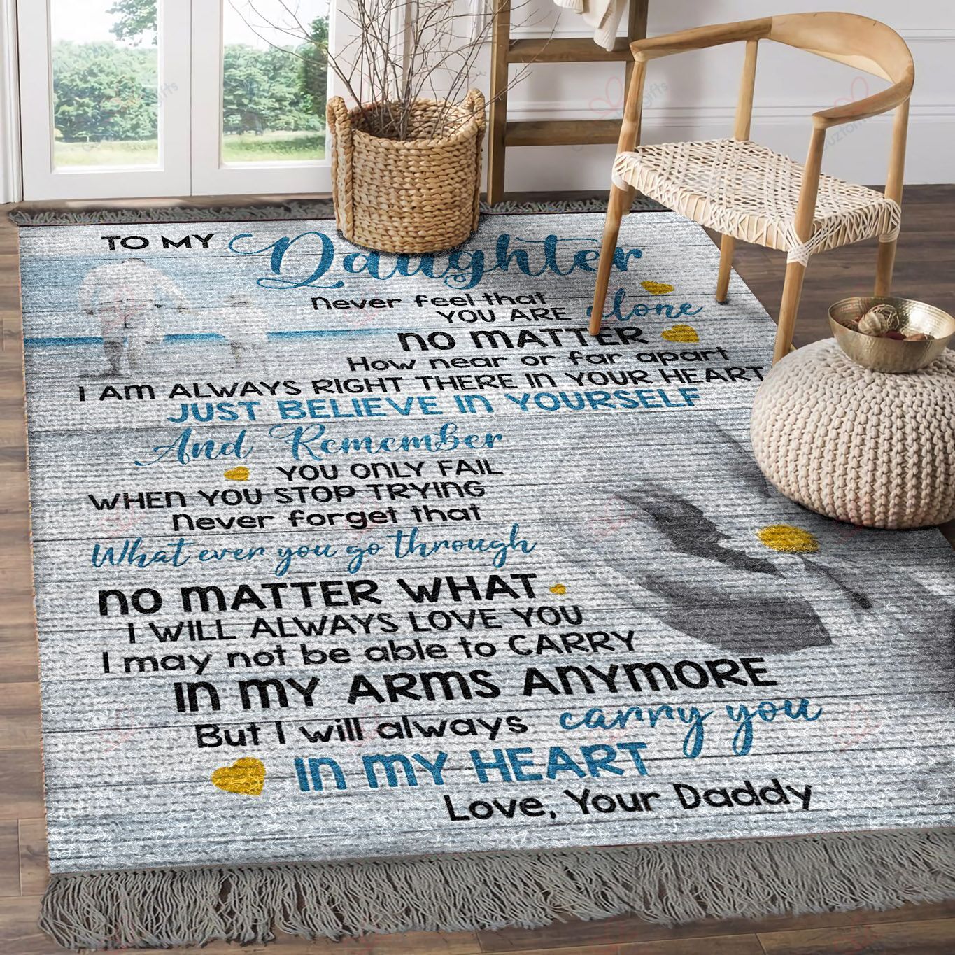 Dad To Daughter I Am Always Right There Rug Sport Decor Gift Floor Decor Living Room Carpet Rug Area Rug - f5bd68d32282 Dad To Daughter I Am Always Right There Rug Sport Decor Gift Floor Decor Living Room Carpet Rug Area Rug - f5bd68d32282