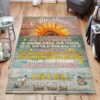 Dad To Daughter Make A Different Rug Sport Decor Gift Floor Decor Living Room Carpet Rug Area Rug - 6ccb49a805f4