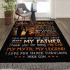 Daddy My Dad My Myth My Legend I Love You 3000 1 Rug Sport Decor Gift Floor Decor Living Room Carpet Rug Area Rug - 7da4cf5670e1