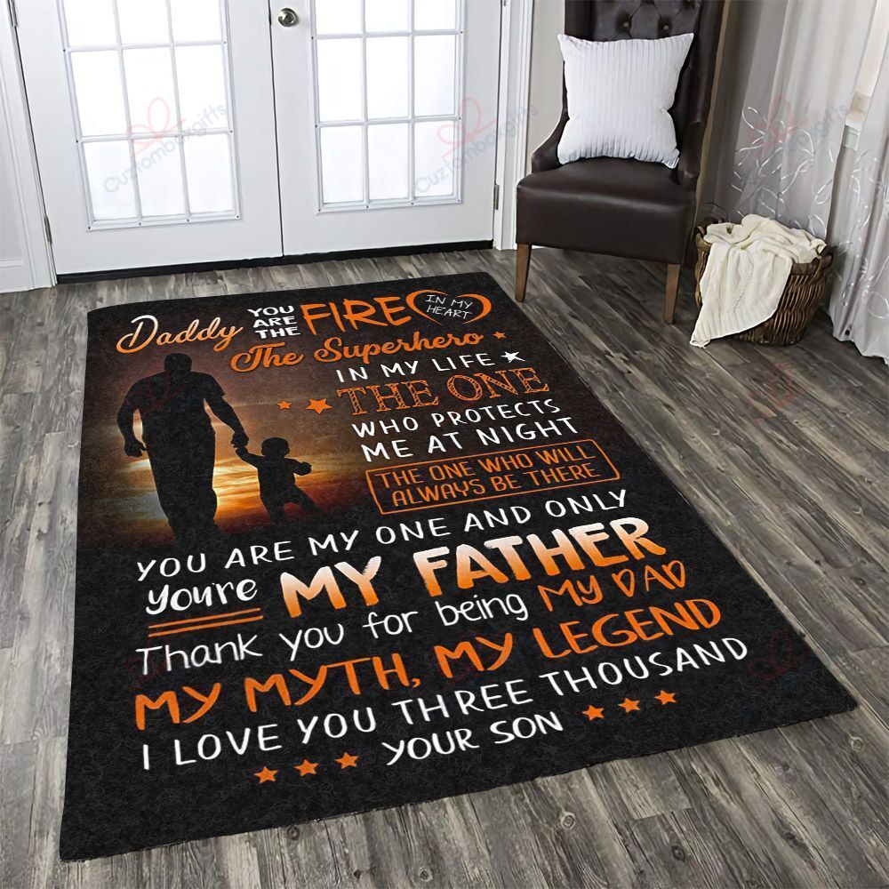 Daddy My Dad My Myth My Legend I Love You 3000 1 Rug Sport Decor Gift Floor Decor Living Room Carpet Rug Area Rug - a7d4343252ae Daddy My Dad My Myth My Legend I Love You 3000 1 Rug Sport Decor Gift Floor Decor Living Room Carpet Rug Area Rug - a7d4343252ae
