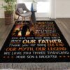 Daddy My Dad My Myth My Legend I Love You 3000 2 Rug Sport Decor Gift Floor Decor Living Room Carpet Rug Area Rug - ddeb5742119c