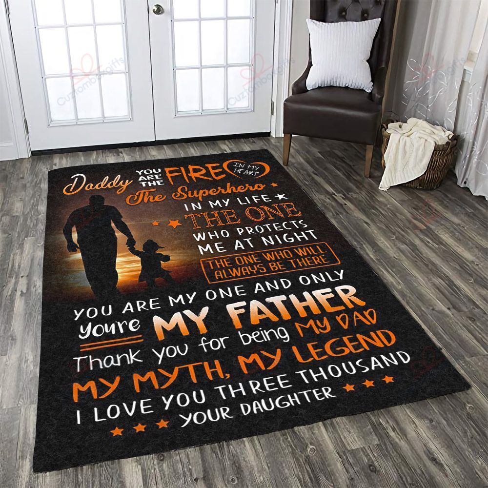 Daddy My Dad My Myth My Legend I Love You 3000 Rug Sport Decor Gift Floor Decor Living Room Carpet Rug Area Rug - f42d7c0faac4 Daddy My Dad My Myth My Legend I Love You 3000 Rug Sport Decor Gift Floor Decor Living Room Carpet Rug Area Rug - f42d7c0faac4