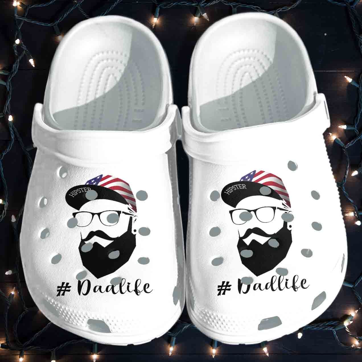 Dadlife Wearing Usa Hat Shoes Customize Name – Dad Usa America 4Th Of July Crocs Clog Clog Birthday Gifts Dadlife Wearing Usa Hat Shoes Customize Name – Dad Usa America 4Th Of July Crocs Clog Clog Birthday Gifts