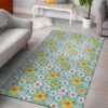 Daffodils Pattern 2 Rug Sport Decor Gift Floor Decor Living Room Carpet Rug Area Rug - e6e7b473e2f8