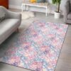 Dahlia Pattern 1 Rug Sport Decor Gift Floor Decor Living Room Carpet Rug Area Rug - 2b7c82cae807